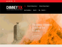 Tablet Screenshot of chimneytek.com